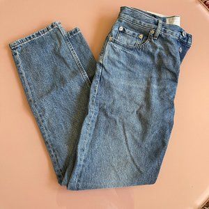 Brand New Everlane High Rise ’90s Cheeky Jean in Vintage Mid Blue Size 26 - NWT!